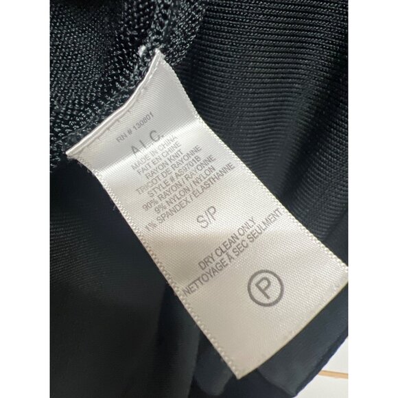 A.L.C. Black Knit Stretch Circle Mini Skirt - Picture 5 of 7